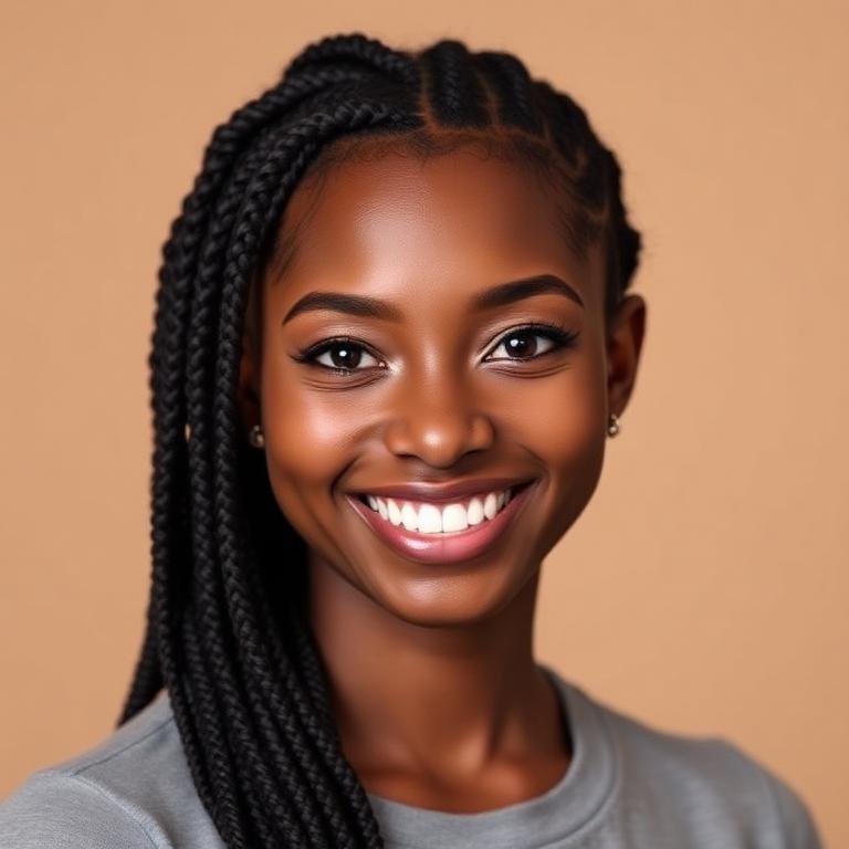Kiana Adeyemi, mobile braider in South London